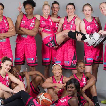 L'équipe du Toulouse Métropole Basket, partenaire sport Appart'City