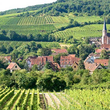 Andlau en Alsace, le village et son vignoble